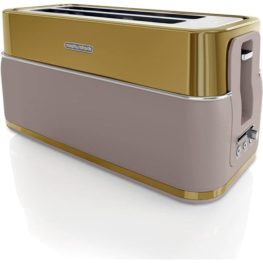 245743 Morphy Richards Signature 4 Slice Toaster Gold