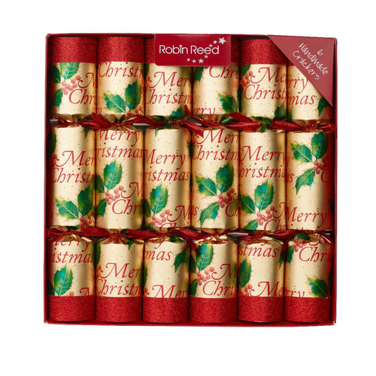 Robin Reed Merry Christmas Elegance Crackers 6 X 12" (30cm)