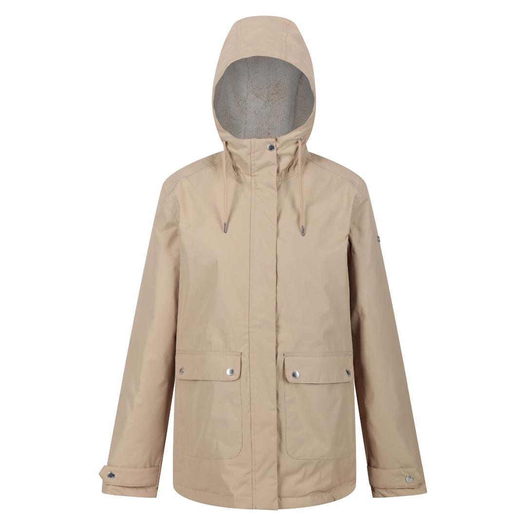 Regatta Women's Broadia Waterproof Jacket - Barleycorn Light Vanilla