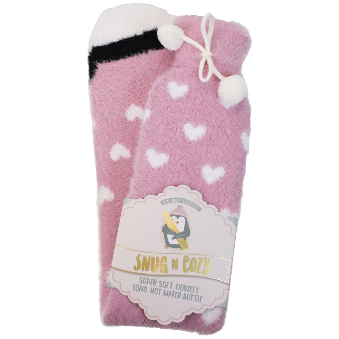 Something Special Gifts Novelty Animal Long Plush Hot Water Bottle - Penguin