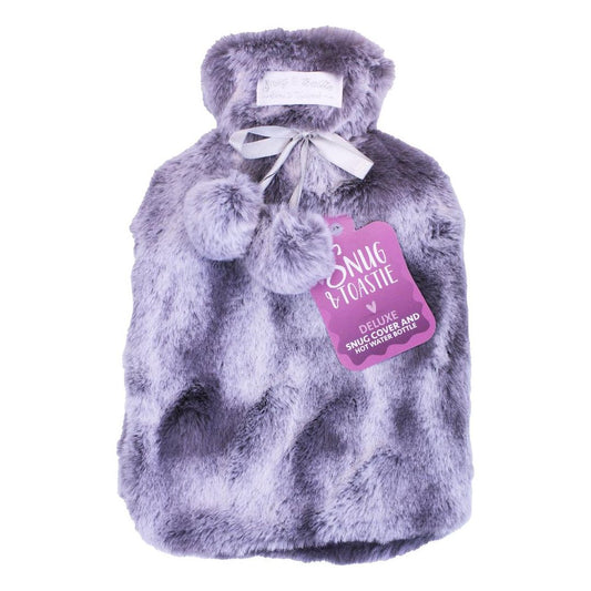 Something Special Gifts Hot Water Bottle - 2-Tone Plush - Denim