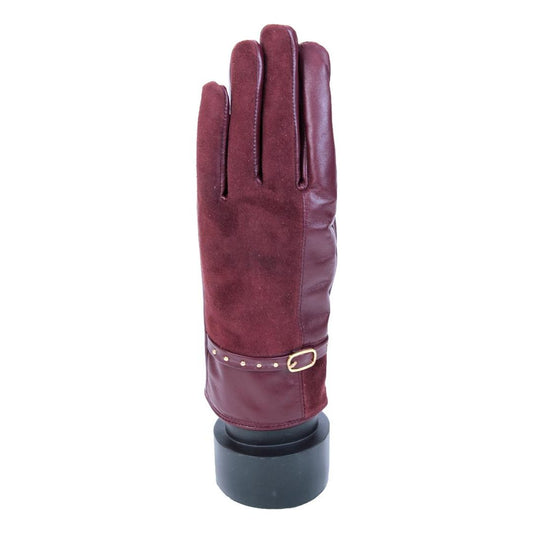 Something Special Gifts Leather Gloves With Touch Screen - Burgundy