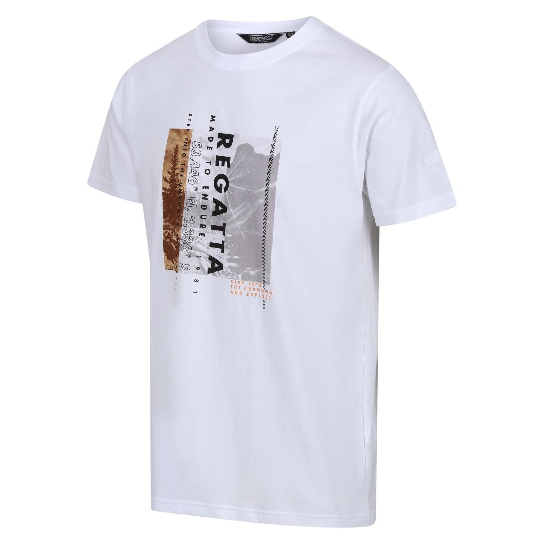 Regatta Men's Cline VII Graphic T-Shirt - White