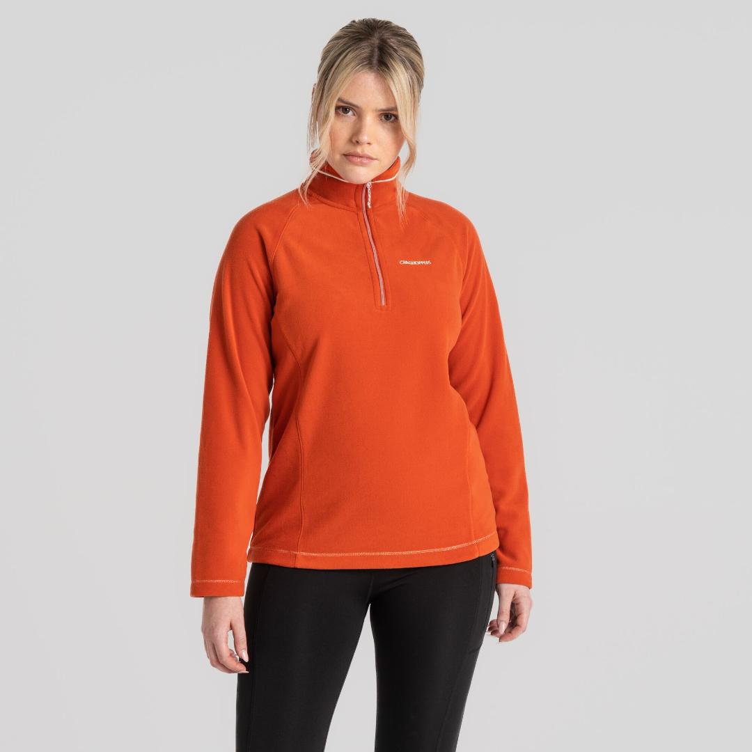 Craghoppers Women's Miska Half Zip Fleece Top - Sedona