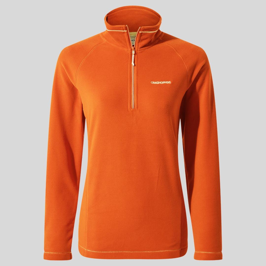 Craghoppers Women's Miska Half Zip Fleece Top - Sedona