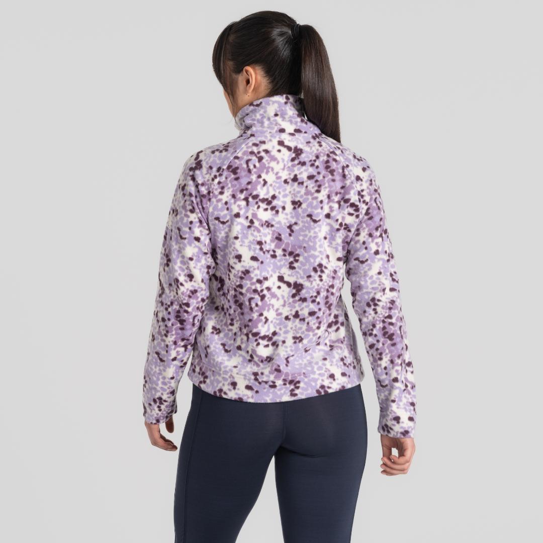 Craghoppers Women's Evie Half Zip Fleece - Verbena Print