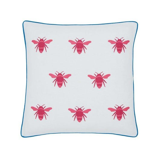 Joules Homegrown Remedy Cushion 45cm x 45cm - Blue