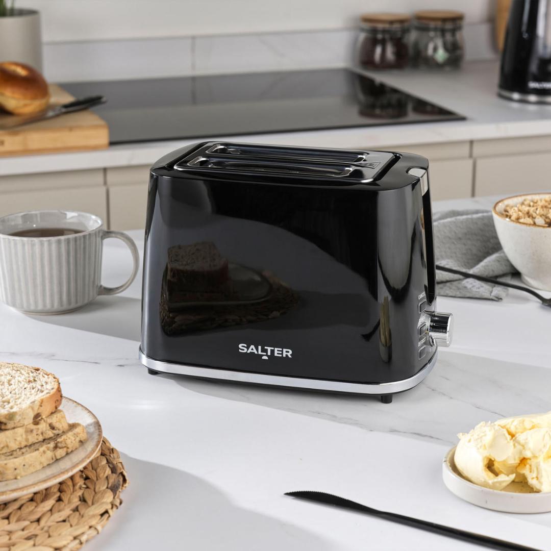 EK5832BLK Salter Deco 2 Slice Toaster