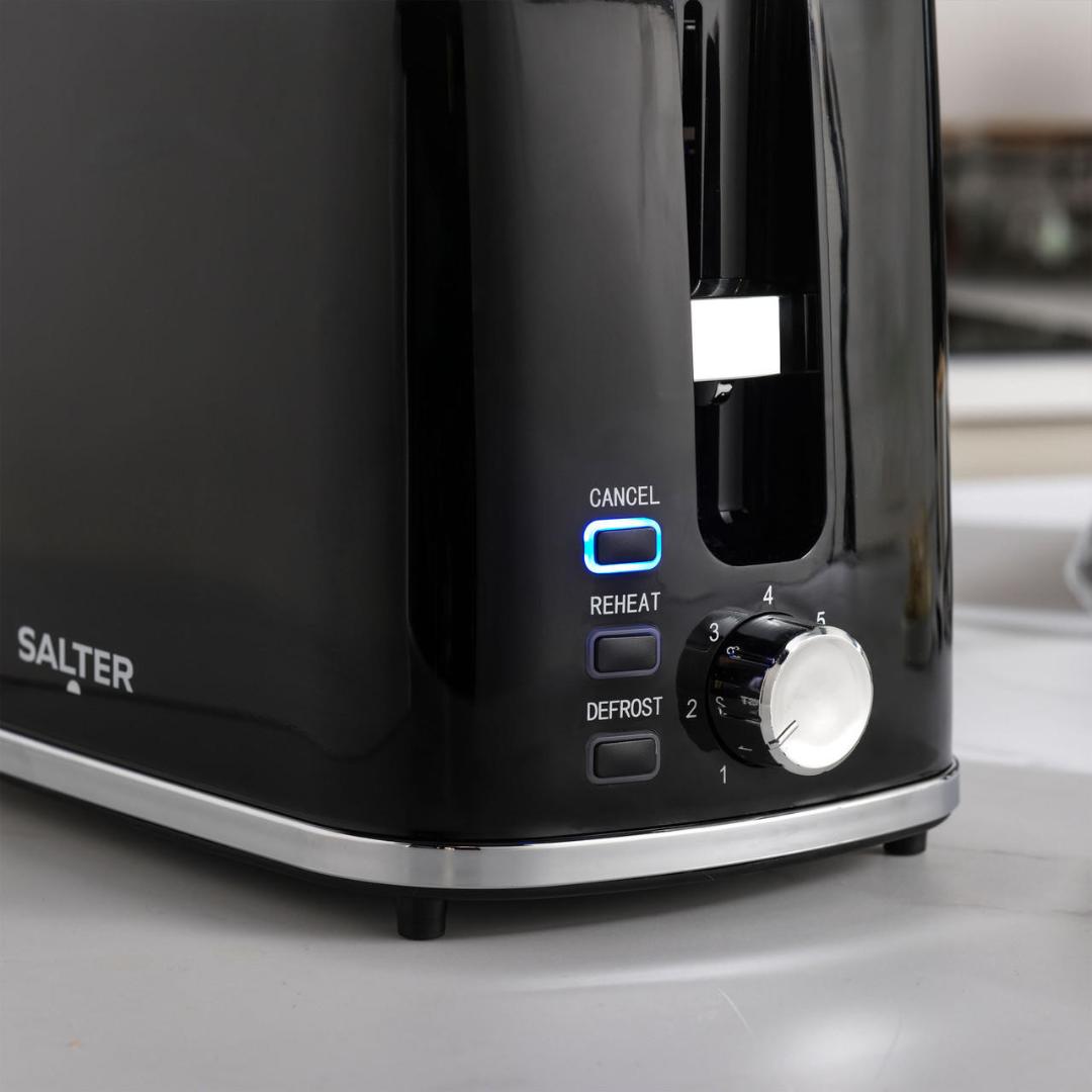 EK5832BLK Salter Deco 2 Slice Toaster