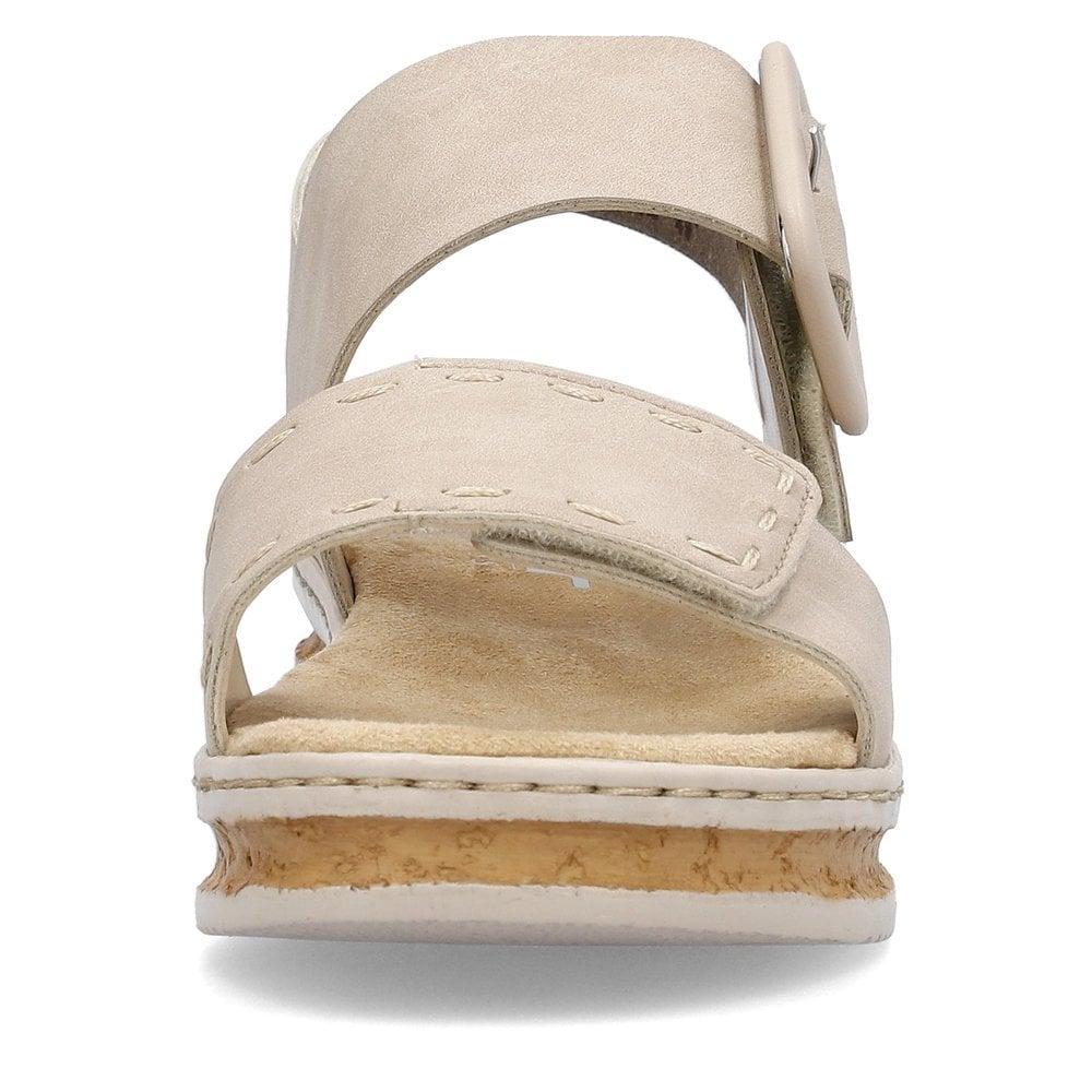 Rieker 62950-62 Regina Womens Sandals - Beige