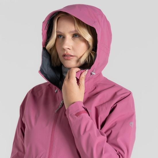 Craghoppers Bronte 2.5L Stretch Waterproof Jacket - Dusky Hibiscus