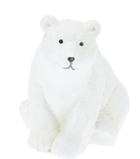 Polar Bear 10cm Sitting Facing Left