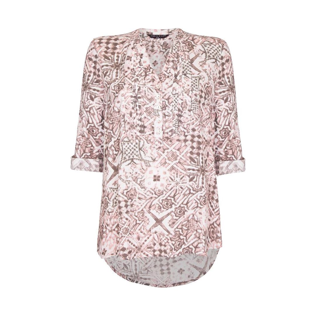 VIZ A VIZ Ethnic Print Shirt