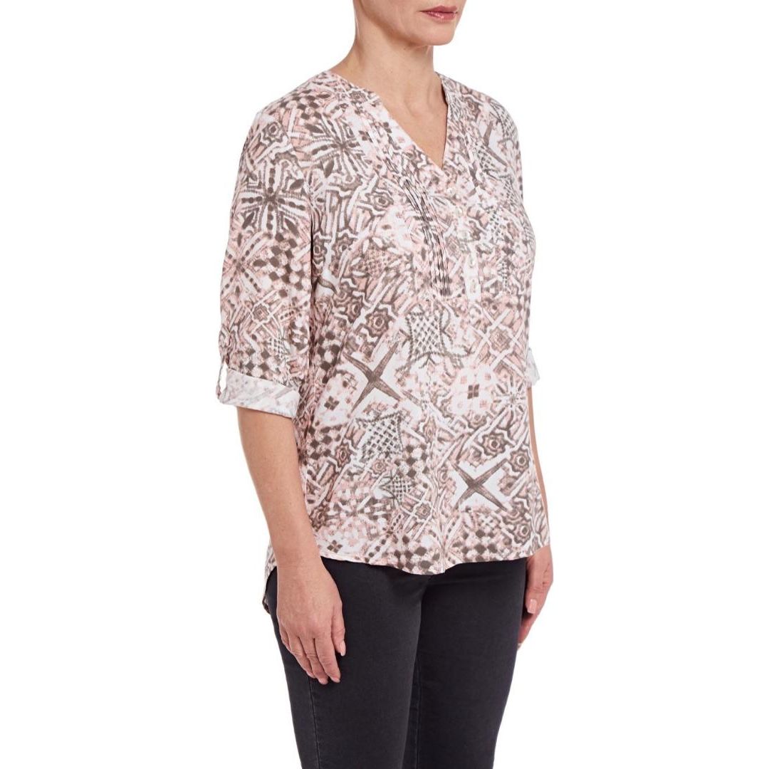 VIZ A VIZ Ethnic Print Shirt