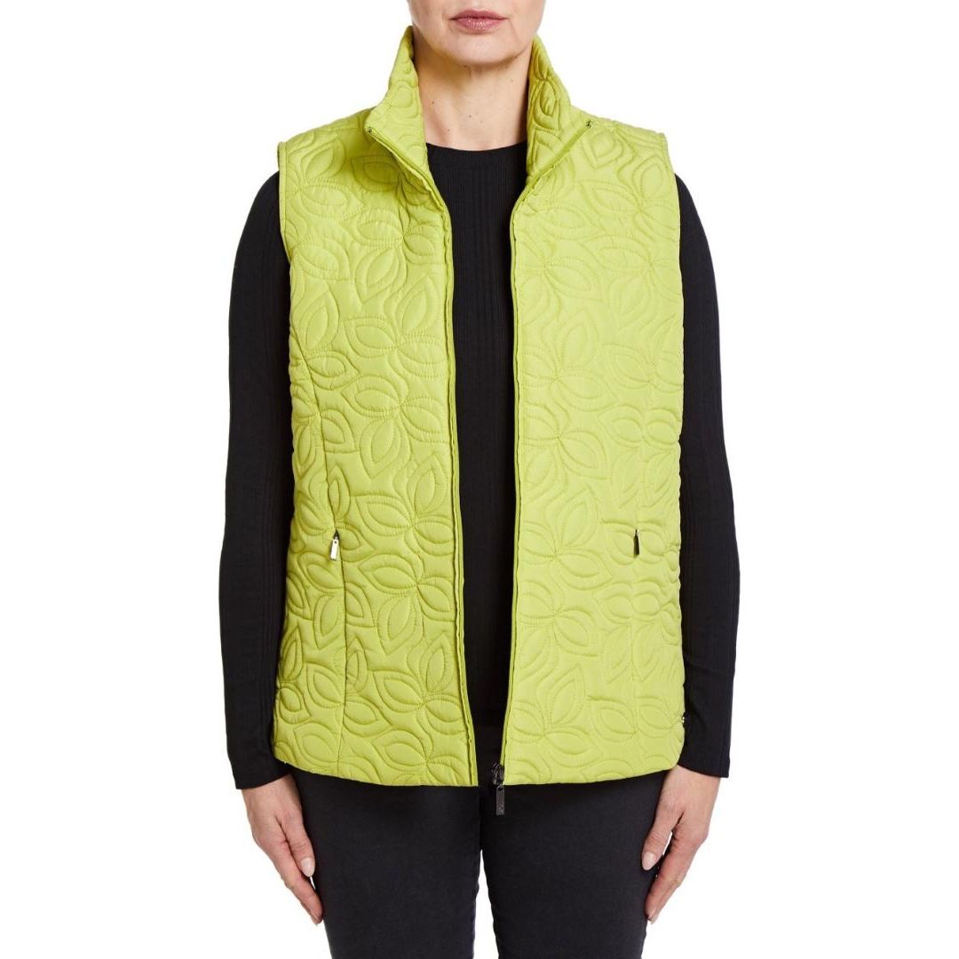 TIGI Lime Leaf-Quilted Jacket