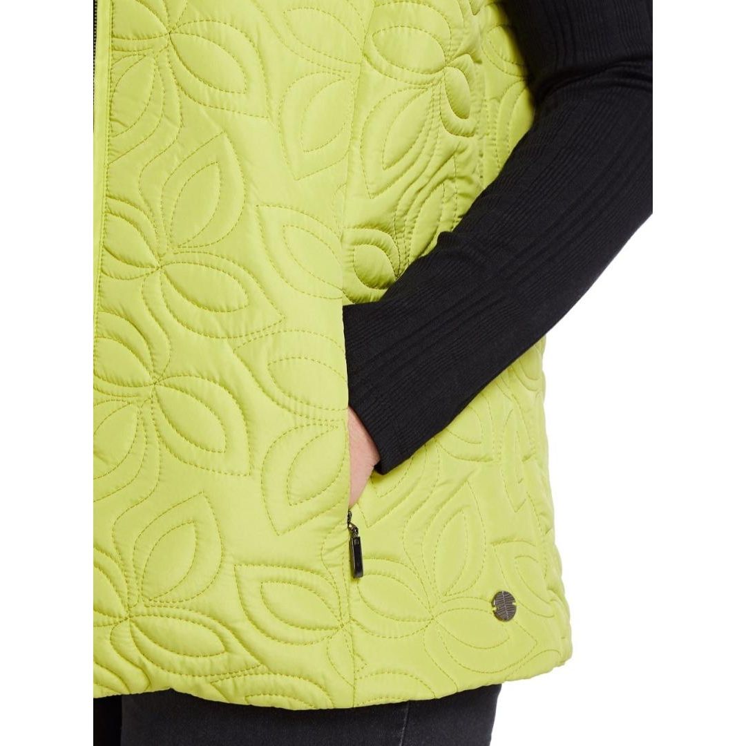 TIGI Lime Leaf-Quilted Jacket