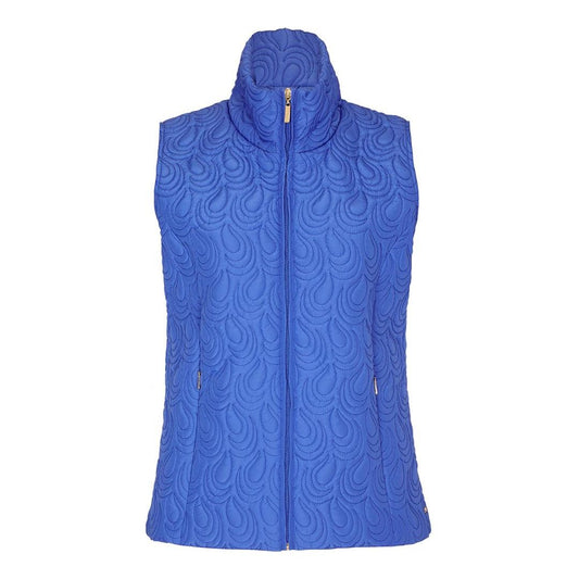 TIGI Blue Quilted Gilet