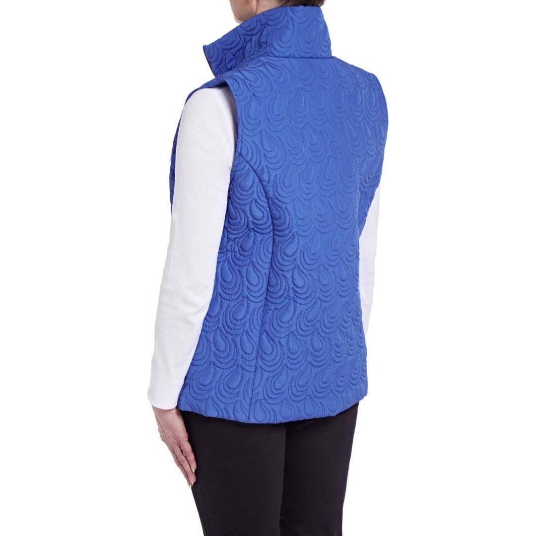 TIGI Blue Quilted Gilet