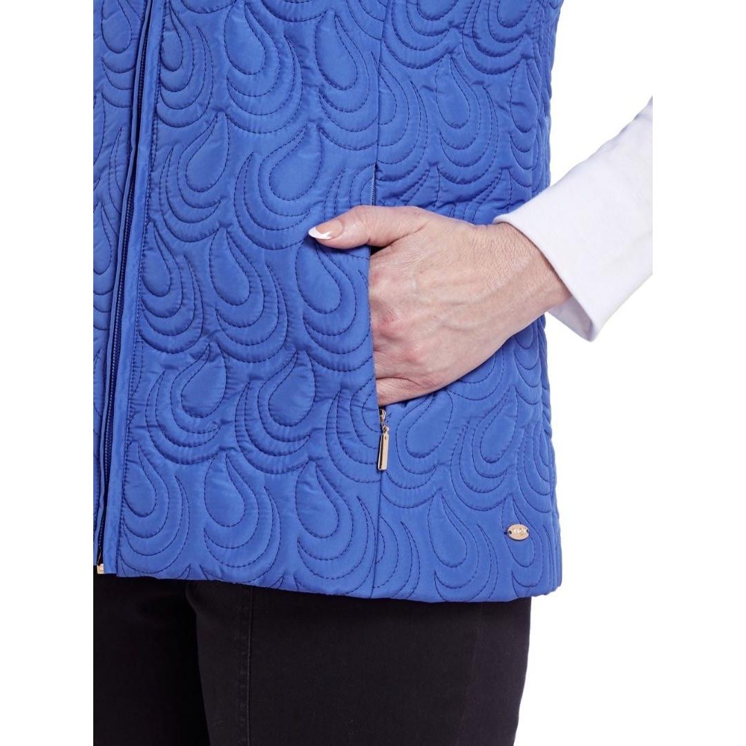 TIGI Blue Quilted Gilet