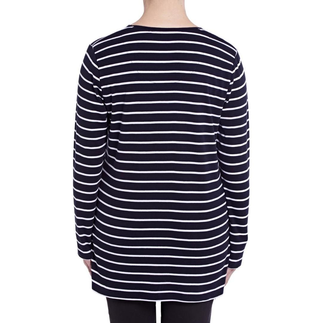 TIGI Navy Striped Tunic