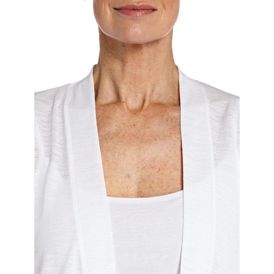 TIGI White Open Front Shrug