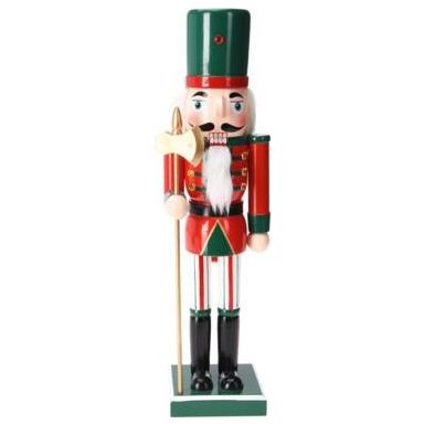 ARD100240 Nutcracker 38cm With Green Hat