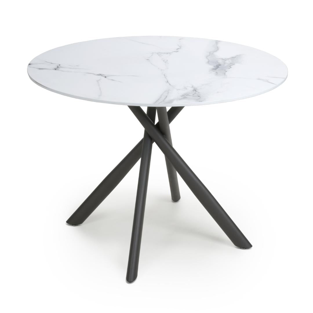 Avesta White Round Dining Table