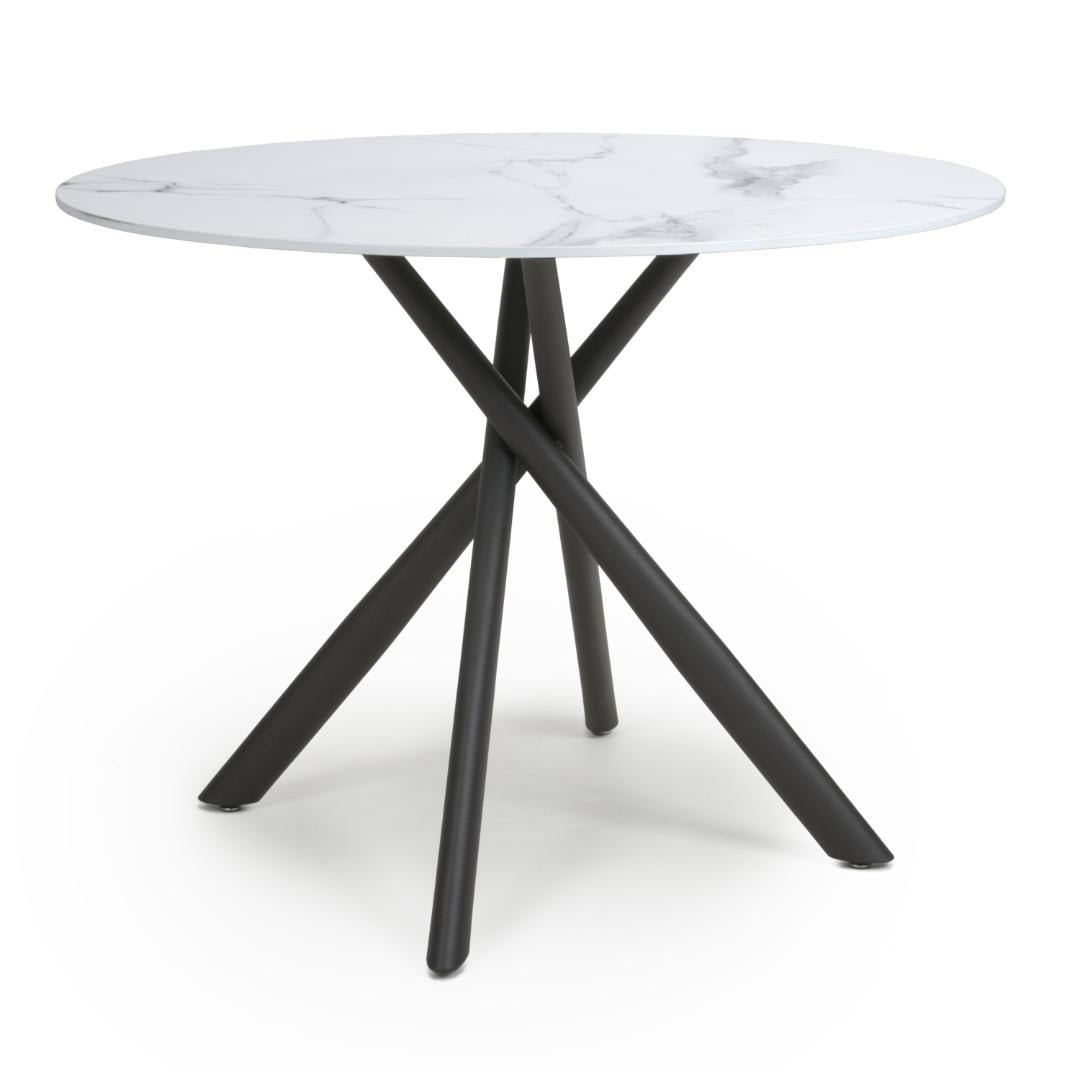 Avesta White Round Dining Table