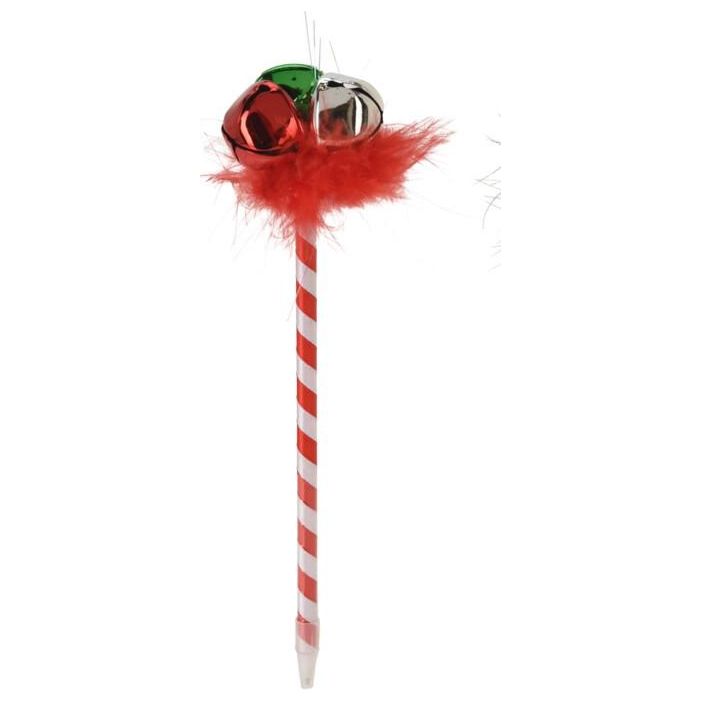 Ballpoint Pen With Christmas Design 23cm Red