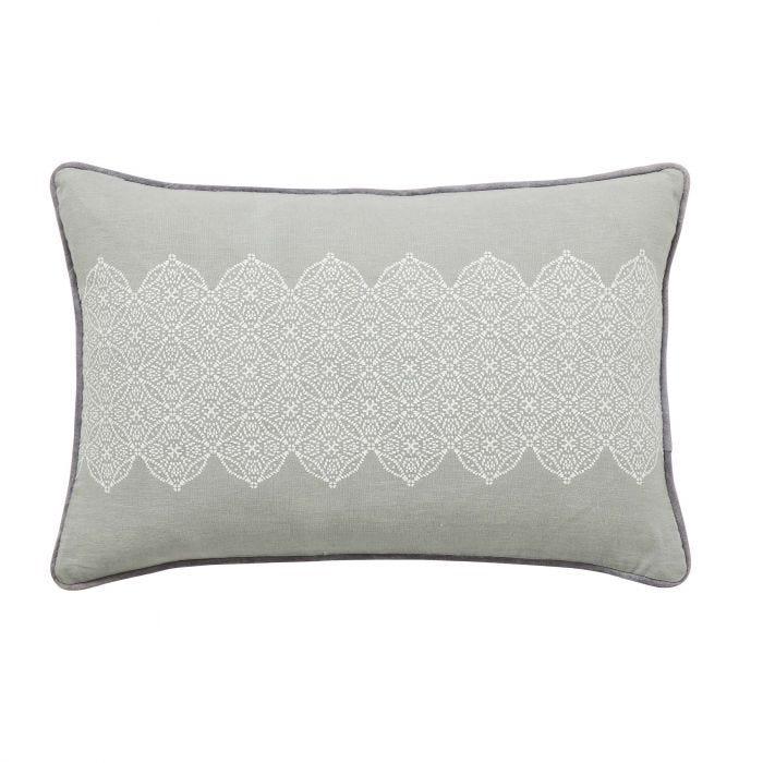 Bedeck of Belfast Navah Cushion 60cm x 40cm, Sage