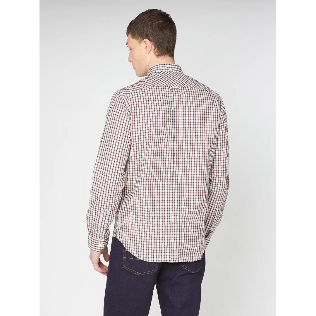 Ben Sherman Signature House Check Casual Shirt - Red