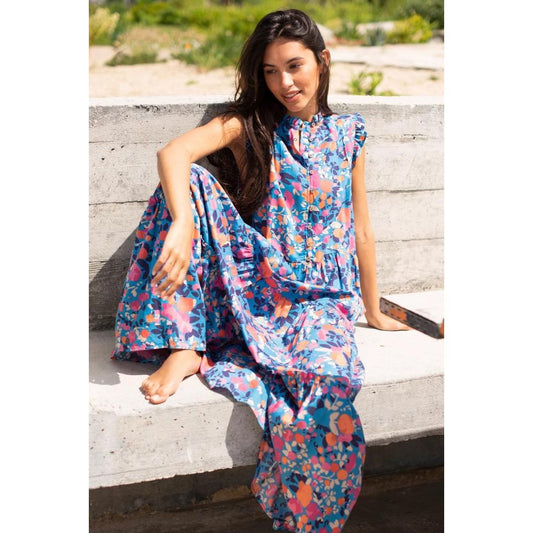 Brakeburn Bloom Floral Maxi Dress