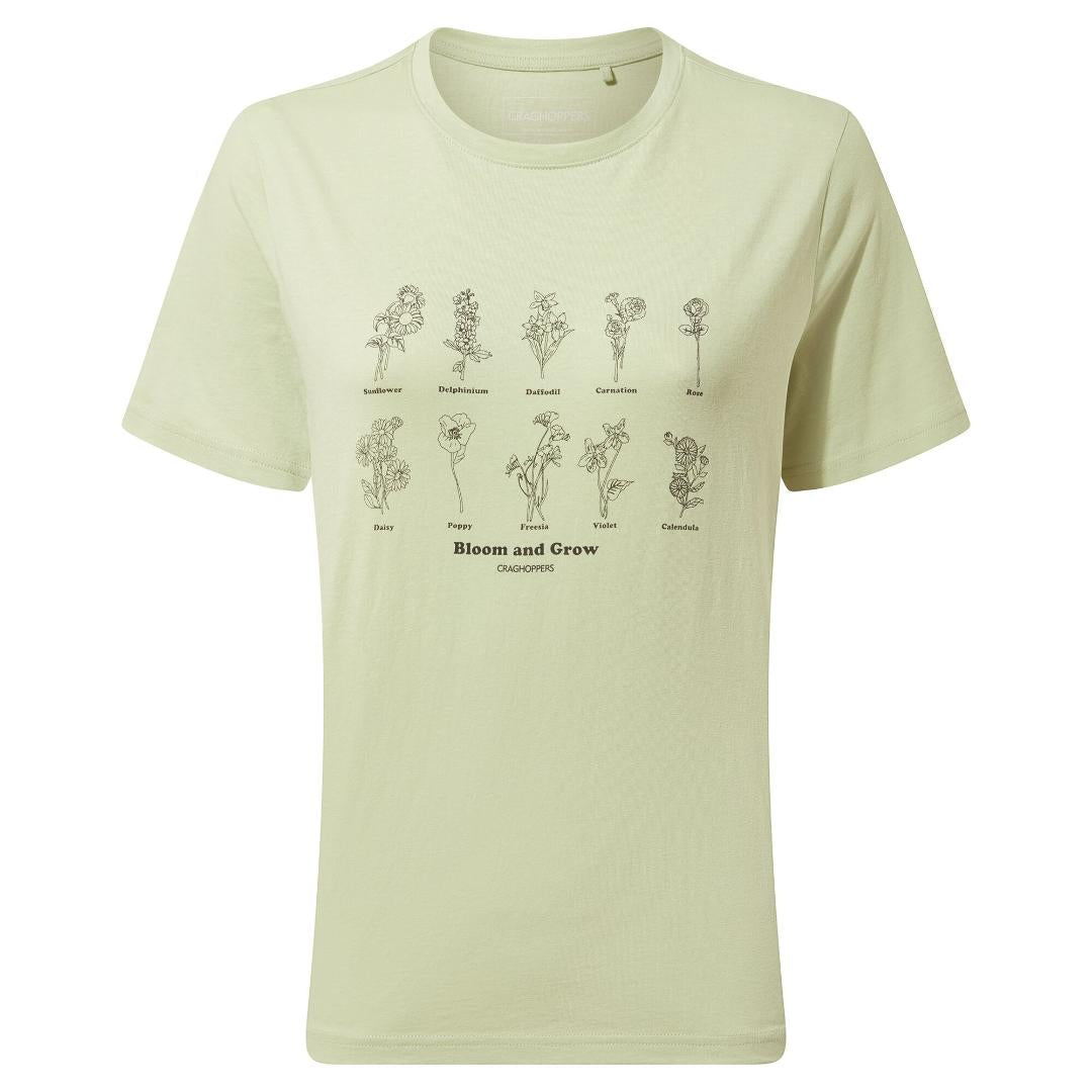 Craghoppers Women's Malibo Short Sleeved T-Shirt - Bud Green Bloom