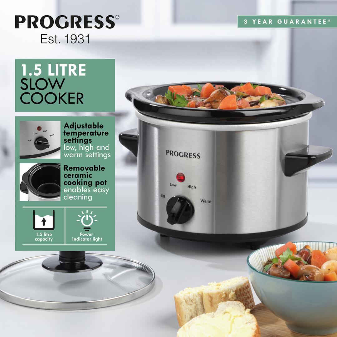 EK2621P Progress 1.5L Slow Cooker