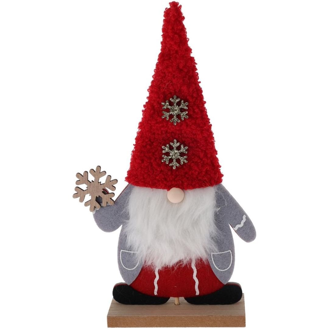 Gnome Cookie Design 27cm Grey Coat