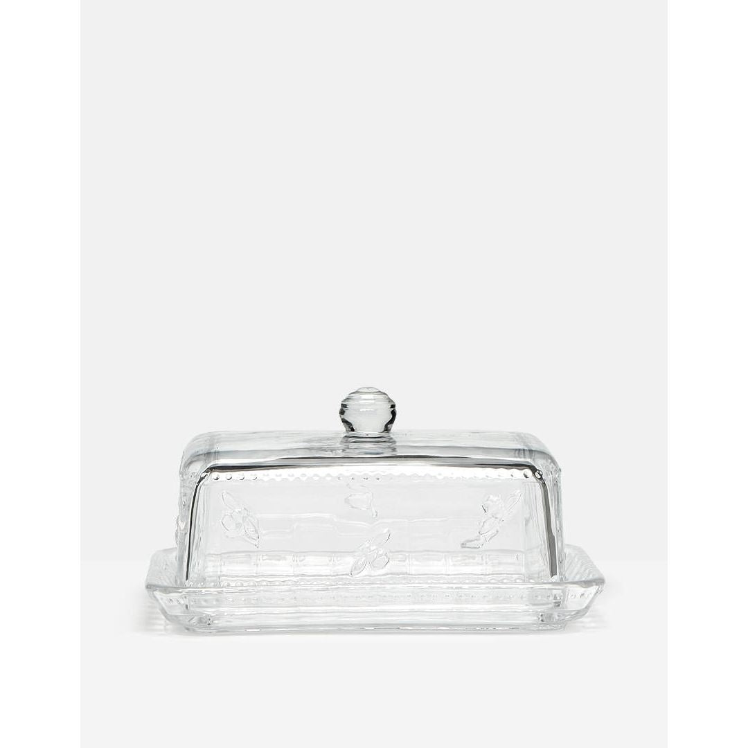 Joules Bee Glass Butter Dish