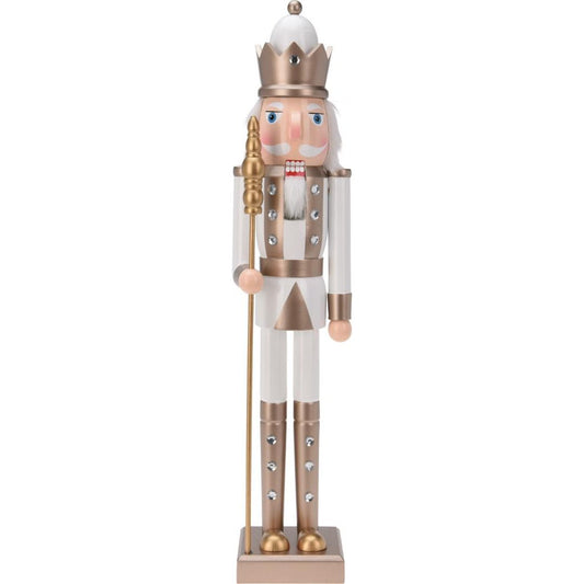 Nutcracker 55cm Gold With Crown