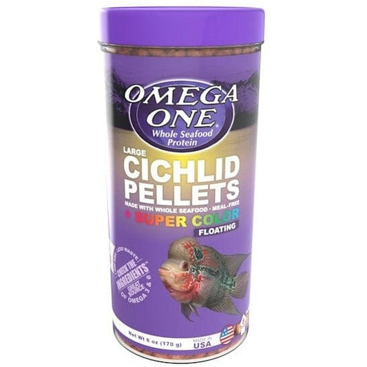 Omega One Cichlid Pellets; Large Floating