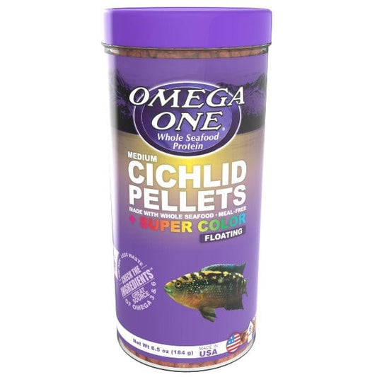 Omega One Cichlid Pellets; Medium Floating