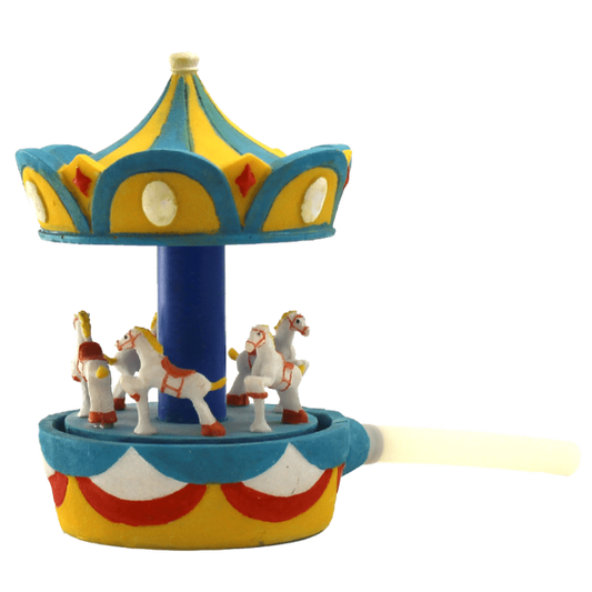 Carousel Spinning Aquarium Ornament