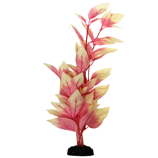 Fish Gear Pink & White Hygrophilia Silk Aquarium Plant (16")