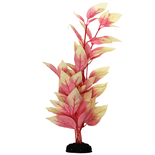 Fish Gear Pink & White Hygrophilia Silk Aquarium Plant (16")