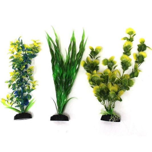 Fish Gear Plastic Aquarium Plant 3-Pack (12")