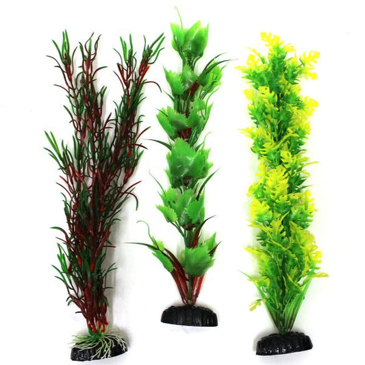 Fish Gear Plastic Aquarium Plant 3-Pack (16")