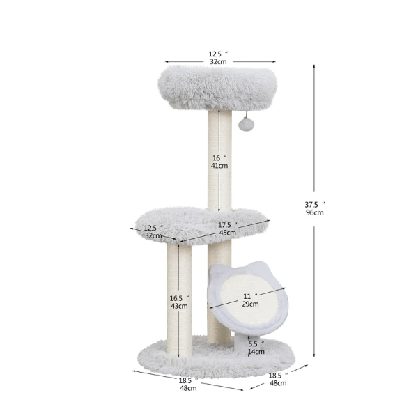 PetPals Rock View Cat Tree