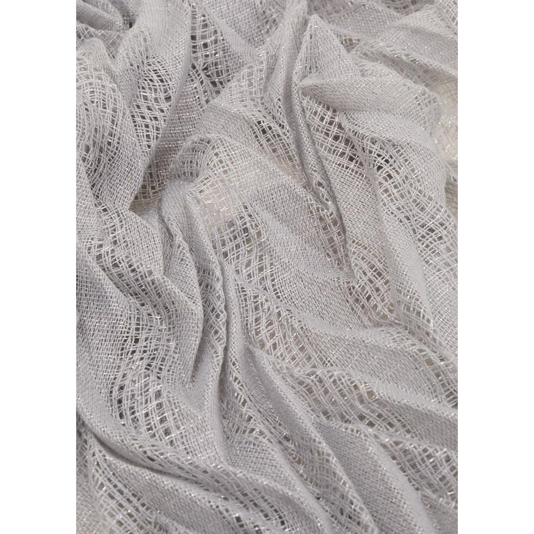 Phase Eight Britinee Pleated Scarf - Silver