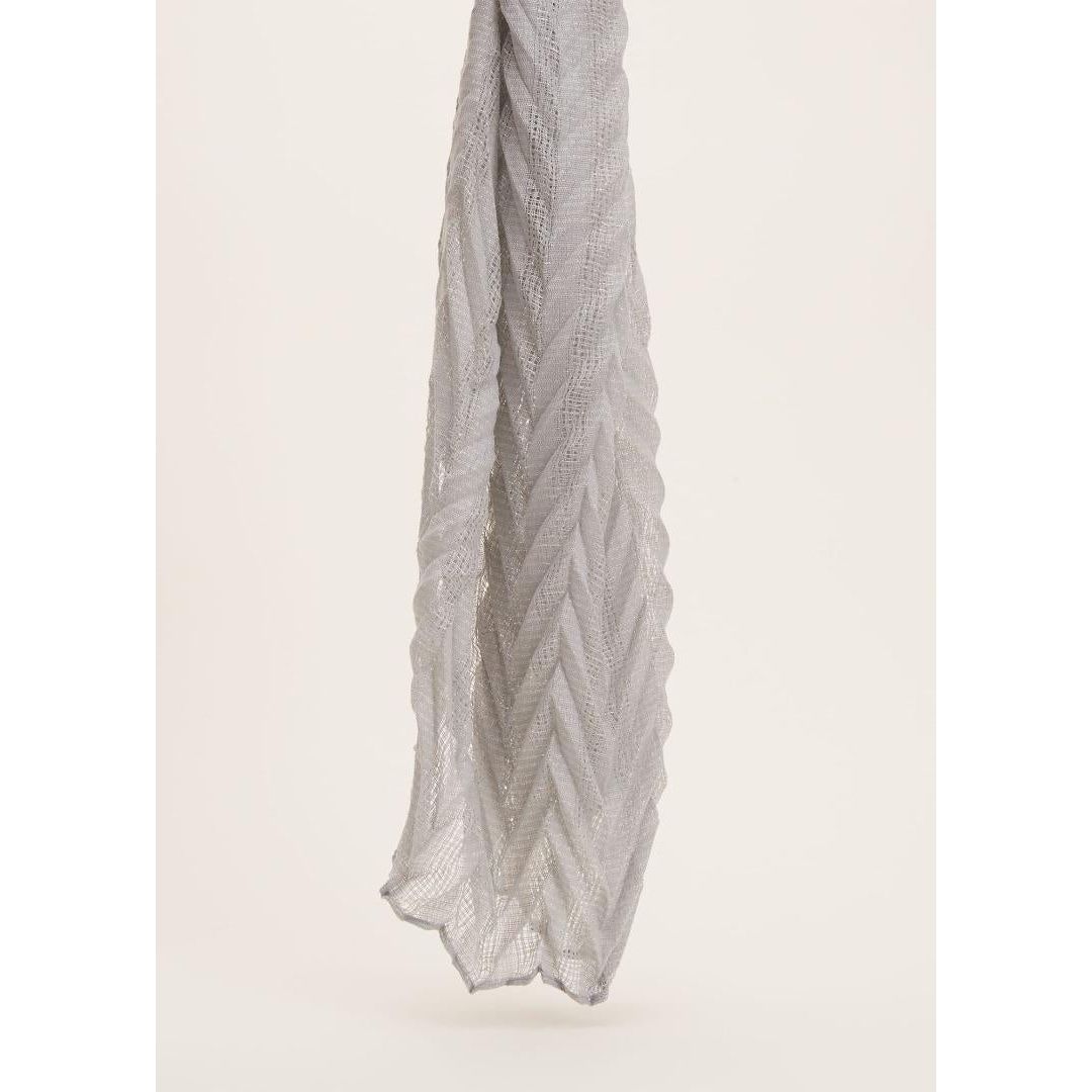 Phase Eight Britinee Pleated Scarf - Silver