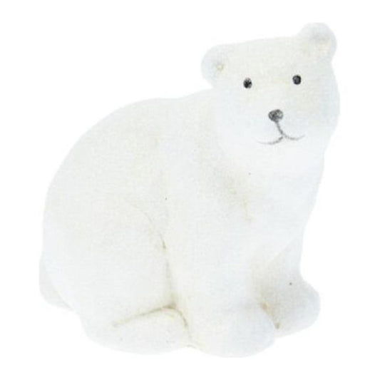 Polar Bear 10cm Sitting Facing Right