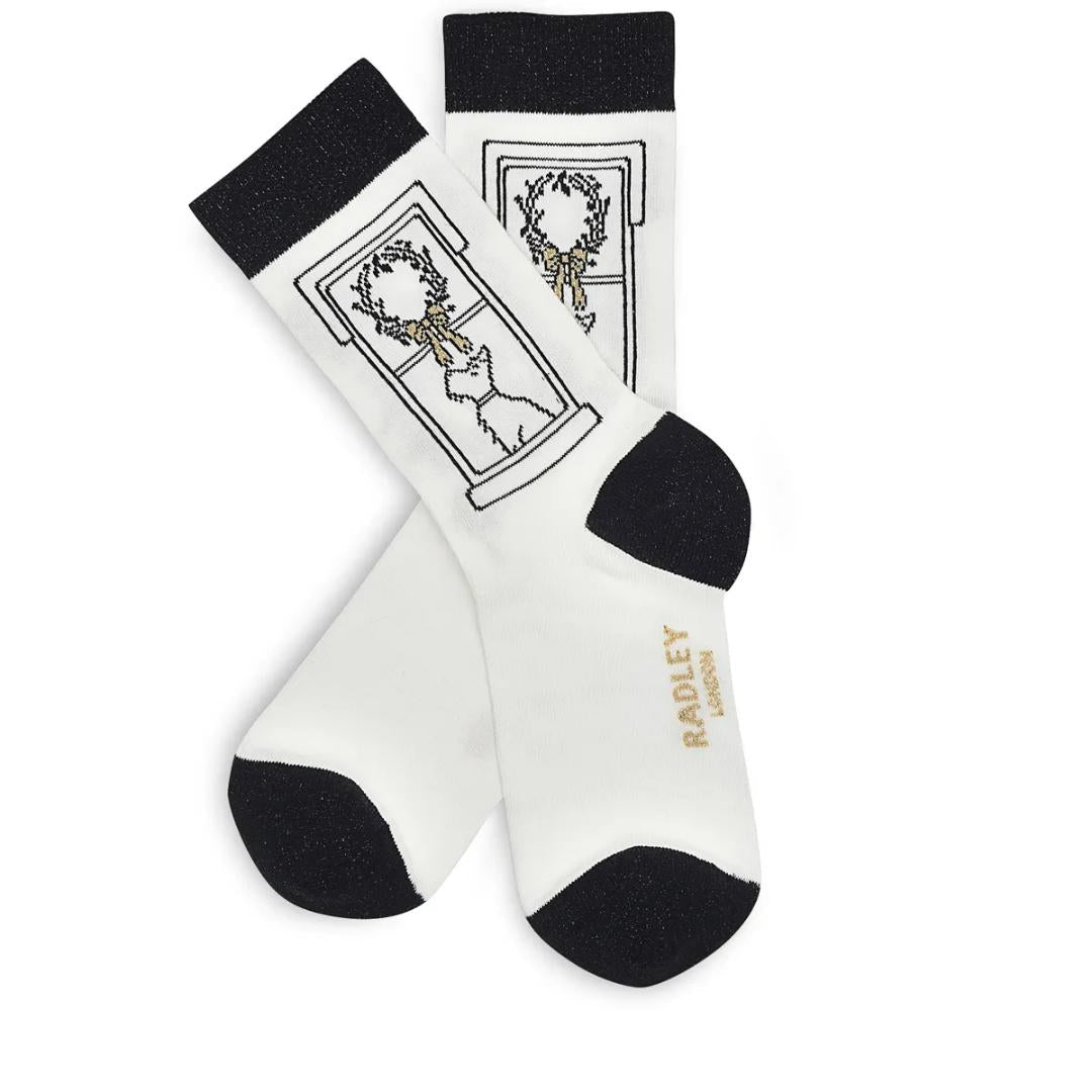 Radley Home Is Where The Dog Is Sock Set Black