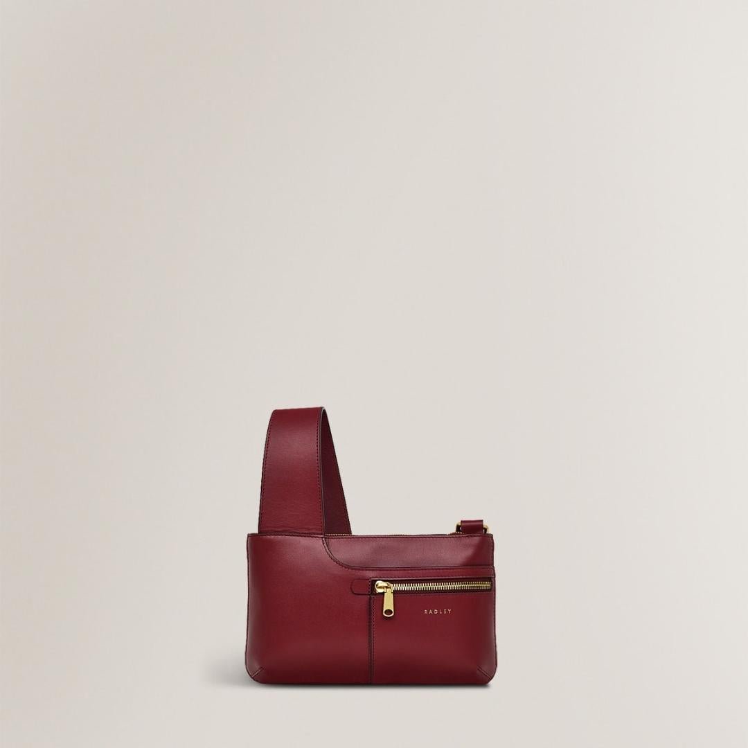 Radley Pockets Icon Mini Ziptop Crossbody Bag - Cranberry